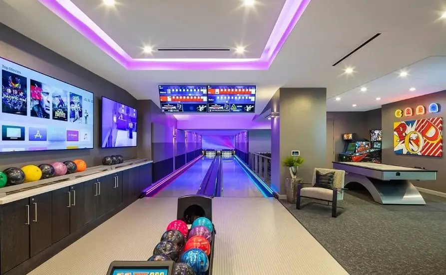 how to build a bowling lane in your basement

