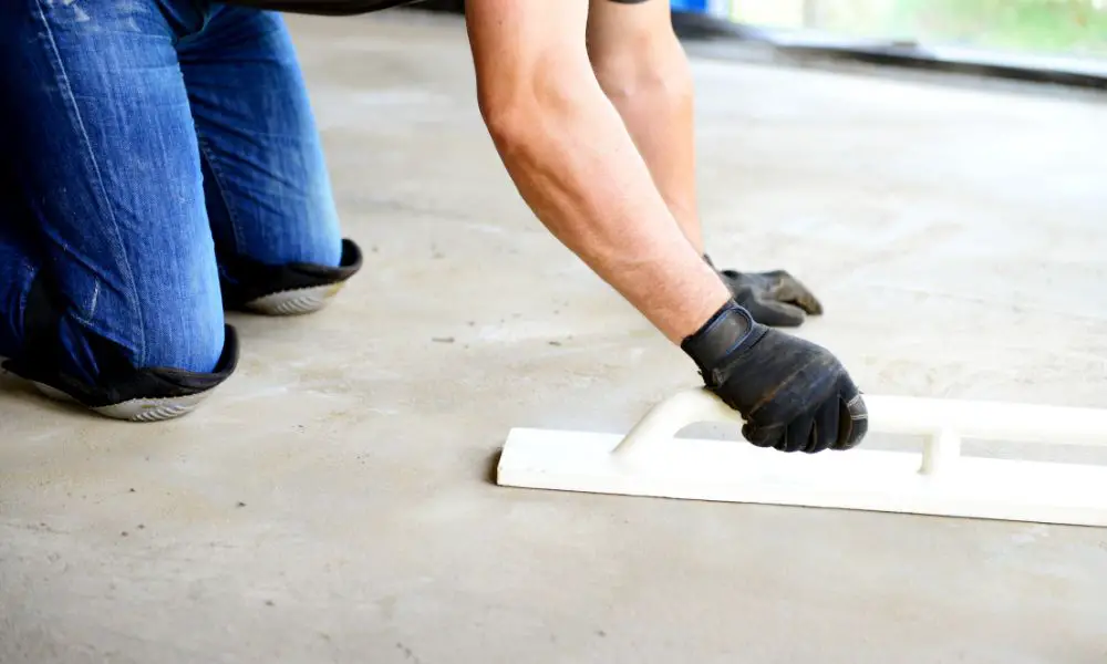 How do you seal a concrete floor for radon