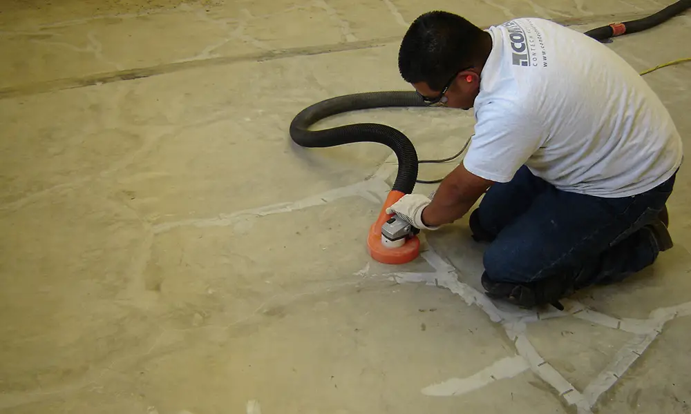 How to seal cracks in basement floor for radon