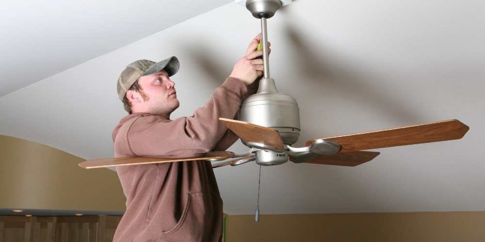 Installing a ceiling fan