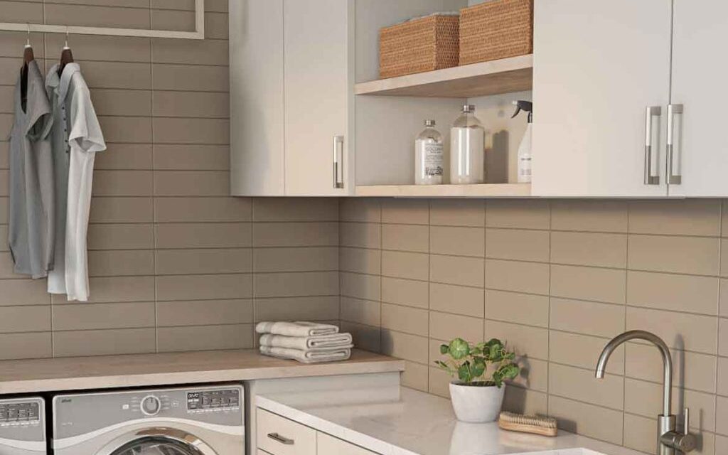 modern design with tiled walls laundry edited