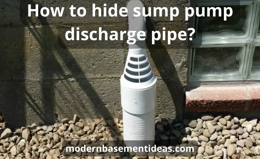 How to hide sump pump discharge pipe: best 4 tips & benefits