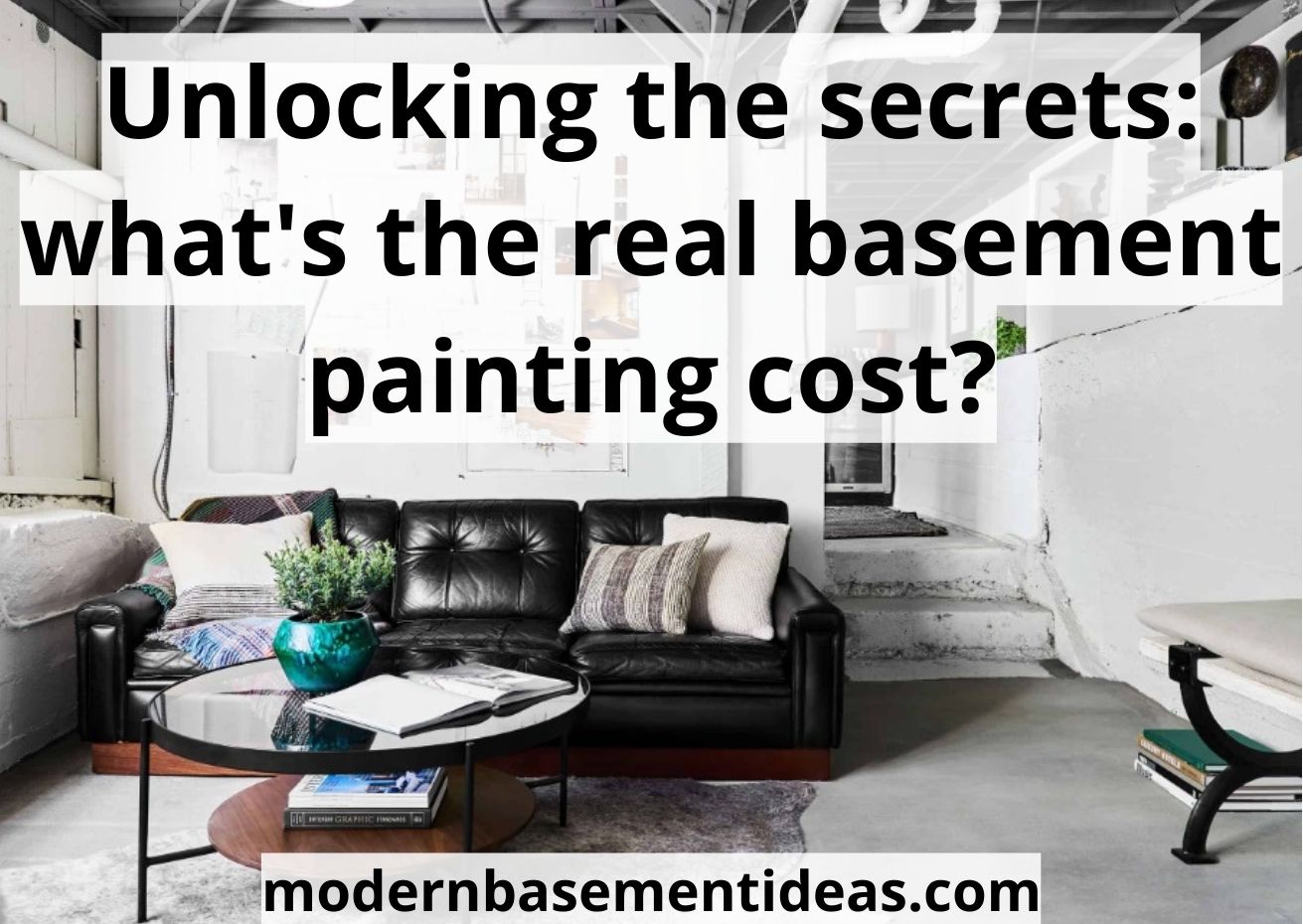 The real basement painting cost: the best analysis 2023